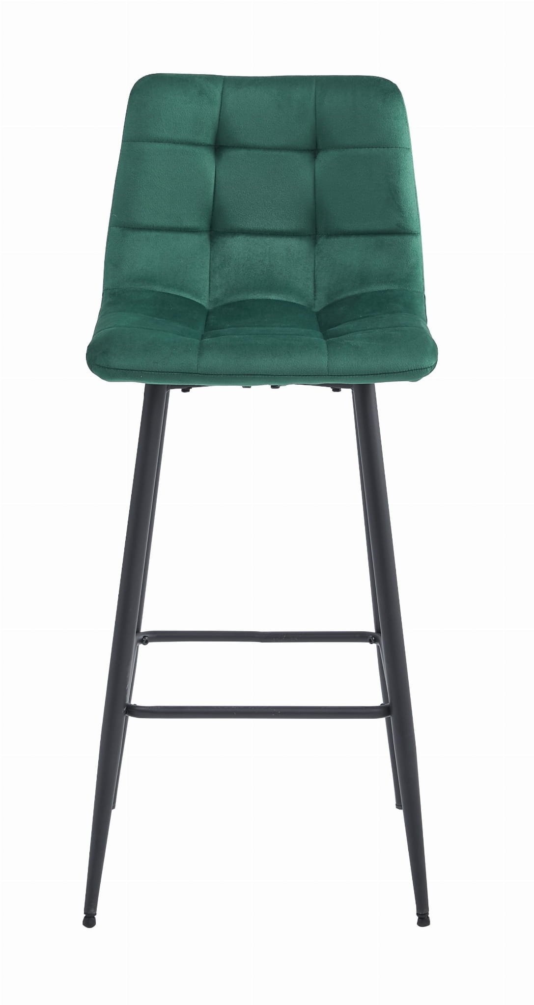 Ergonomische Barstoel Velvet - Groene Barkruk met Comfort