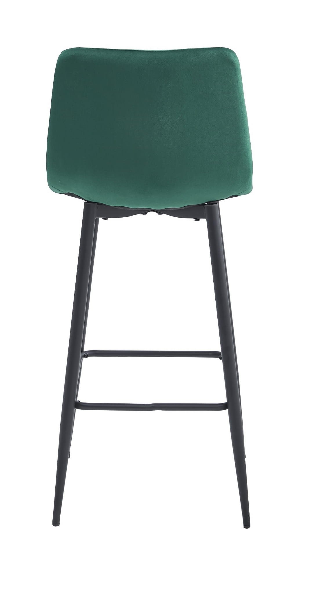 Ergonomische Barstoel Velvet - Groene Barkruk met Comfort