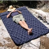 Premium 3-Laags Luchtmatras - Waterbestendig TPU - 195x120cm - Met Hoofdkussen