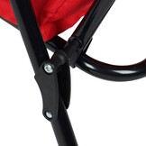 Comfortabele Lichte Tuinstoel - Ergonomische Zithoogte 46 cm - Met Kussen