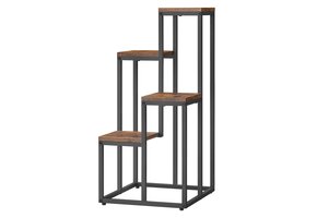 Multifunctionele Decoratieve Standaard Set - 4 stuks - Rustiek Bruin - Voor Planten en Decoratie