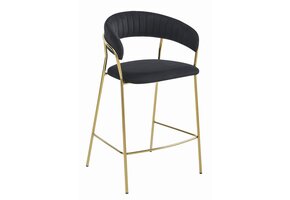 Luxe Barkruk Goud-Fluweel - Comfort & Design