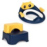 Stevige WC Verkleiner Set - Inclusief Trapje - Tot 36 maanden