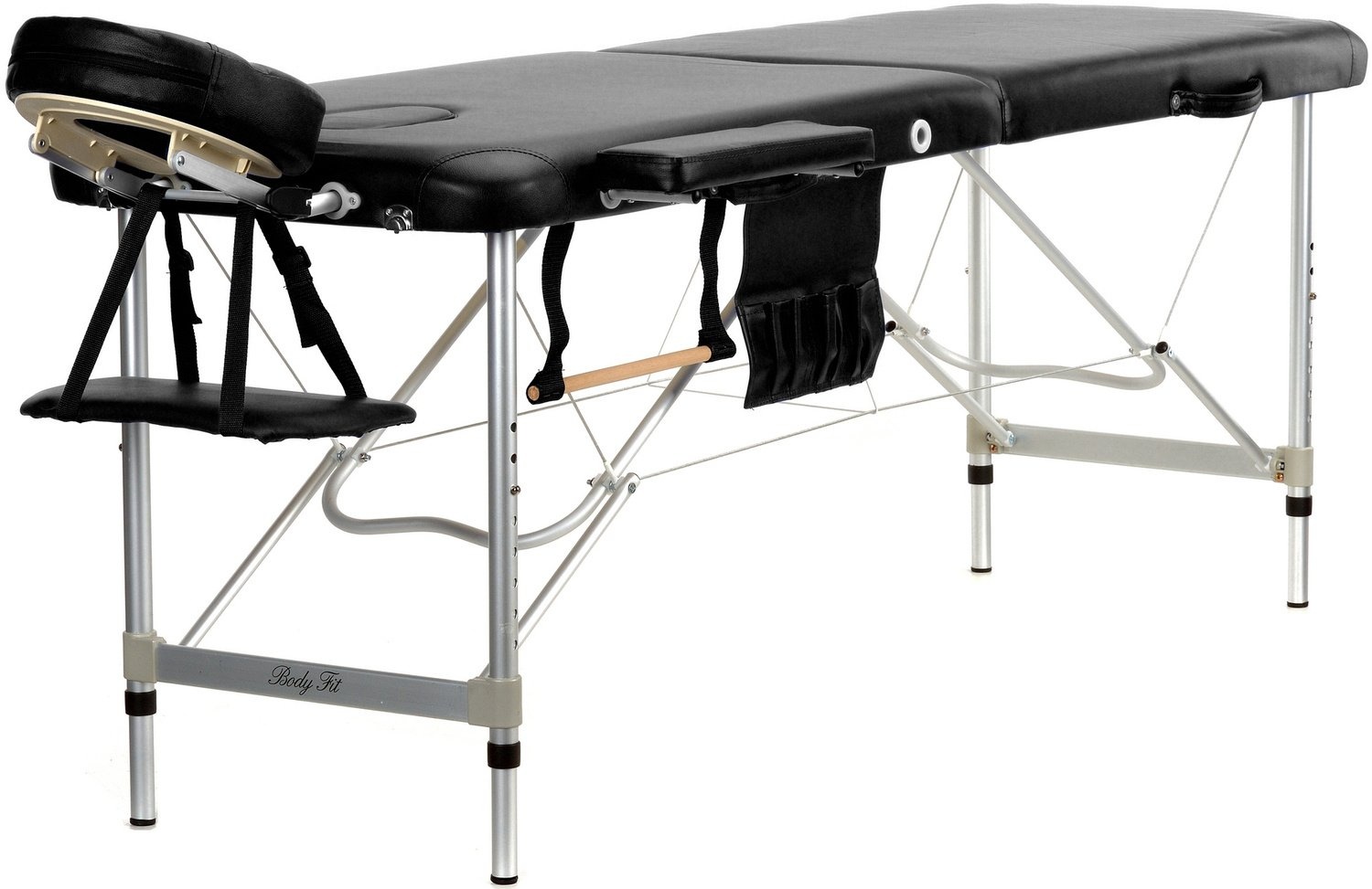 Draagbare Massagebank met Transporthoes - Lichtgewicht Opvouwbaar Model