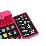 Kindvriendelijke Sieraden Knutselbox - CE-gecertificeerd - 6+ jaar - Roze Geschenkdoos