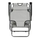 Ergonomische Relaxstoel met Hoofdsteun - Grafiet - Eenvoudig Inklapbaar