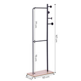 Design Kledingrek Zwart Metaal - Ruimtebesparend met Schoenenvak - 167 cm