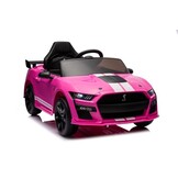 Luxe Roze Kinderauto Ford Mustang - Complete Set met Audio en Verlichting