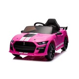 Luxe Roze Kinderauto Ford Mustang - Complete Set met Audio en Verlichting
