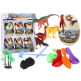 Educatieve Dino Opgraafset - 6 Grote Eieren - Leerzaam Ontdekkingsspel vanaf 3 jaar