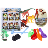 XL Dinosaurus Eieren Speelset - 6 Stuks - Ontdek en Graaf Dino's Uit - Vanaf 3 jaar