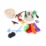 Complete Dino Onderzoekerset - 6 Opgraaf Eieren - Educatief Spel met IJsexperimenten
