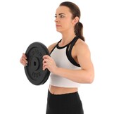 Heavy-Duty Gietijzeren Halterschijf - 15 kg - Professionele Serie