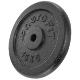 Heavy-Duty Gietijzeren Halterschijf - 15 kg - Professionele Serie