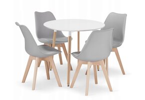 Praktische Eetkamerset - 4 Persoons - Onderhoudsvriendelijk - Modern Design