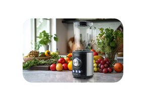 Krachtige Smoothiemaker 1,5L - Gezonde Voeding Blender met IJscrusher