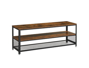 Industrieel TV Meubel - Hout & Staal - 140 cm Breed