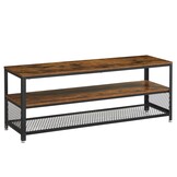 TV Meubel 60 inch - Rustiek Bruin - Met Opbergruimte