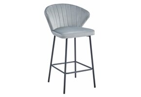 Compacte Fluwelen Barkruk - 90,5cm - Perfect voor Keukeneiland