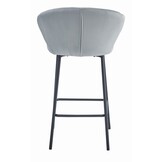 Compacte Fluwelen Barkruk - 90,5cm - Perfect voor Keukeneiland