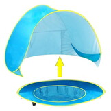 3-in-1 Kindertent met Peuterbadje en UV-Bescherming - Pop-up Systeem