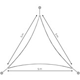 Multifunctioneel Schaduwzeil - Tuin & Camping 5x5x5m - UV-bestendig