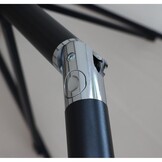 Luxe Sfeerparasol Terracotta - LED Verlichting - 300cm