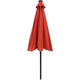 Luxe Sfeerparasol Terracotta - LED Verlichting - 300cm