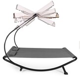 Premium Dubbele Tuinligstoel met Verstelbare Luifel - Extra Breed Comfort Ligbed