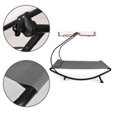 Ergonomische Duo Tuinbank met Zonnedak - Verplaatsbare Ligstoel voor Twee