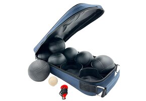 Premium Jeu de Boules Set - Duurzaam Zwart Staal - Complete Uitvoering