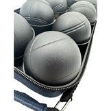 Premium Jeu de Boules Set - Duurzaam Zwart Staal - Complete Uitvoering