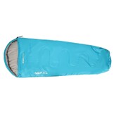 Festival Slaapzak met Draaghandvat - Lichtgewicht 1,05kg - Blauw-Grijs