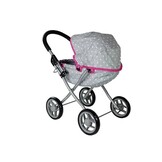 Design Poppenwagen Modern - Sterrenpatroon - Aluminium Frame 57cm