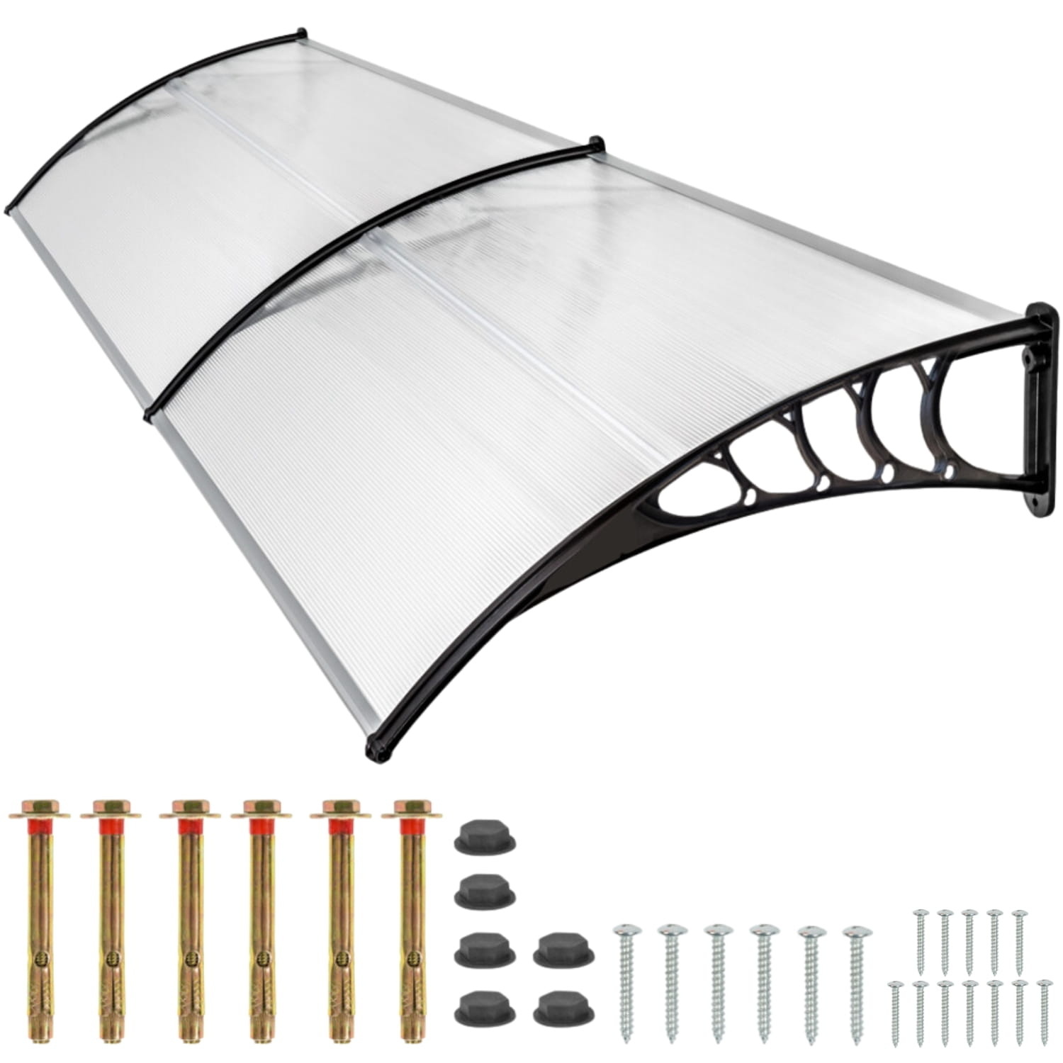 Design Deurluifel Boogmodel - Premium Polycarbonaat 200cm - Complete Set