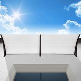 Design Deurluifel Boogmodel - Premium Polycarbonaat 200cm - Complete Set