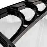 Design Deurluifel Boogmodel - Premium Polycarbonaat 200cm - Complete Set