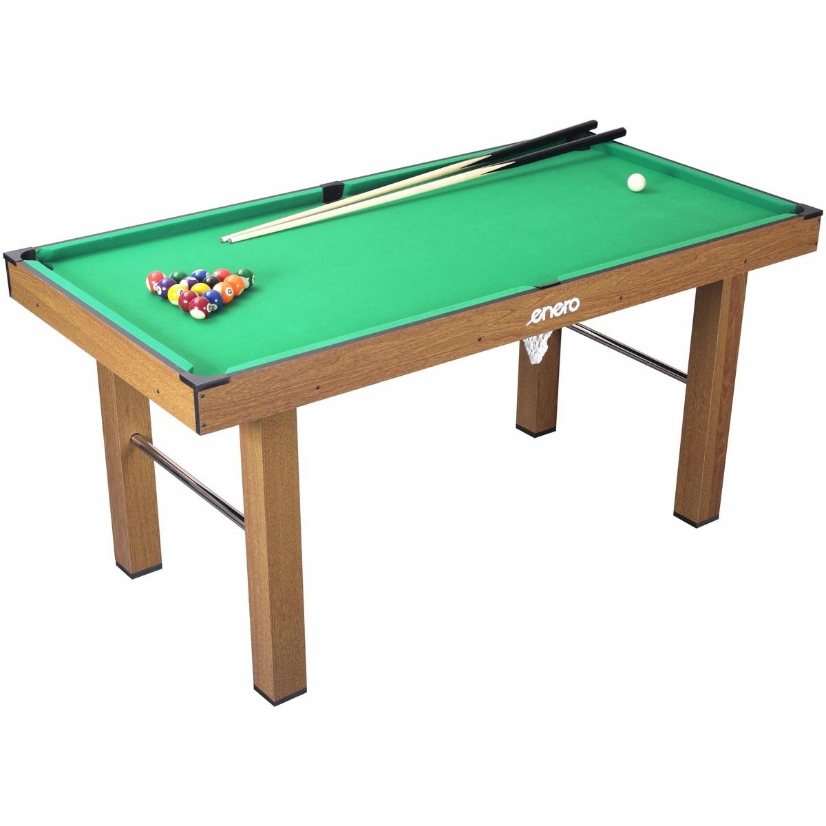 Familie Pooltafel Compleet - 164cm - Inclusief Accessoires - Perfect voor Thuisgebruik