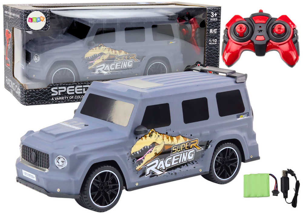 Schaalmodel RC Auto met Dinosaurus Thema - Complete Set met Oplader