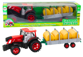 Educatieve Speelgoedtractor met Aanhanger - Veilig Landbouwspeelgoed vanaf 3 jaar