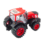 Realistische Rode Tractor met Werkende Motorkap en Aanhangwagen - Groot Formaat