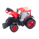 Complete Boerderijtractor Set - Extra Grote Rode Tractor met Hooiwagen