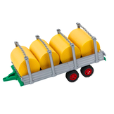 Complete Boerderijtractor Set - Extra Grote Rode Tractor met Hooiwagen