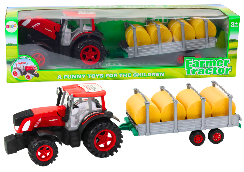 Luxe Speelgoedtractor met Zelfrijdende Functie en Realistische Details