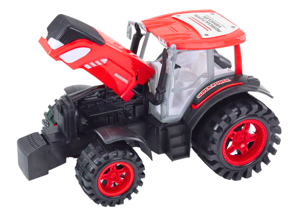 Luxe Speelgoedtractor met Zelfrijdende Functie en Realistische Details