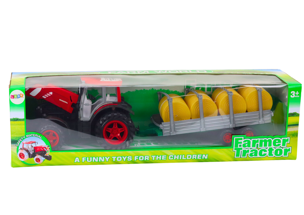 Luxe Speelgoedtractor met Zelfrijdende Functie en Realistische Details