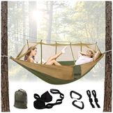 2-Persoons Familyhangmat met Insectenbescherming - Tot 180kg - Complete Set