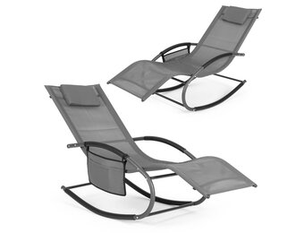 Multifunctioneel Tuinligbed - Lichtgewicht Ligstoel met Organizer - 140x89 cm