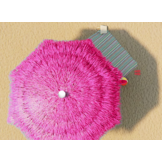 Decoratieve Hawaiiaanse Tuinparasol - Roze - 160 cm Ø - Tropische Sfeermaker