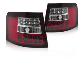 Upgrade LED Achterlichten Rood/Wit - Complete Set geschikt voor Audi A6 Station